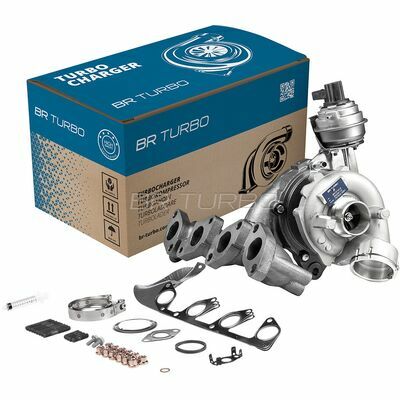 NEW BR TURBO TURBOCHARGER WITH MOUNTING KIT