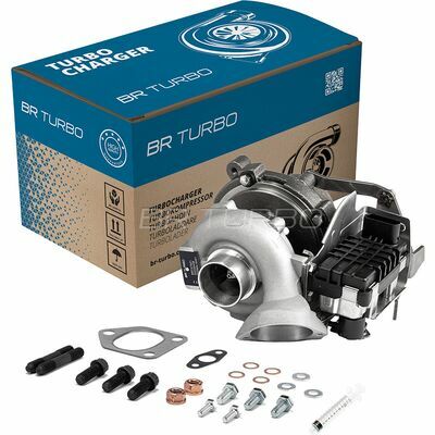 NEW BR TURBO TURBOCHARGER WITH MOUNTING KIT