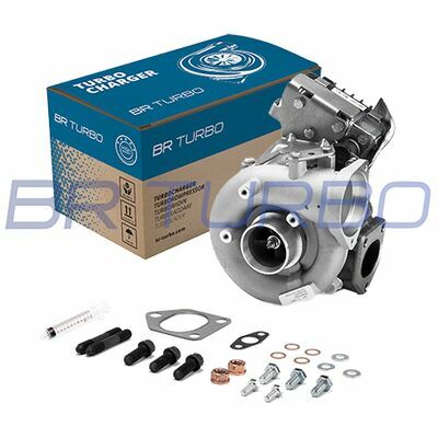 NEW BR TURBO TURBOCHARGER WITH MOUNTING KIT