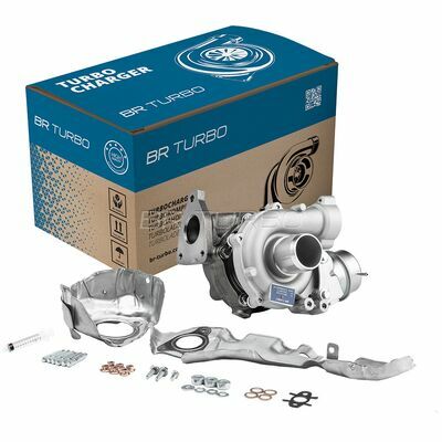 NEW BR TURBO TURBOCHARGER WITH MOUNTING KIT