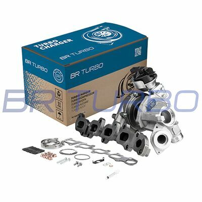 NEW BR TURBO TURBOCHARGER WITH MOUNTING KIT