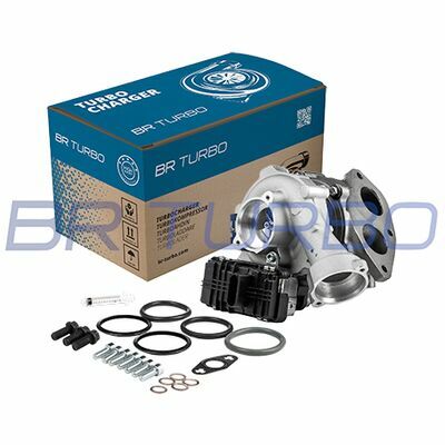 NEW BR TURBO TURBOCHARGER WITH MOUNTING KIT