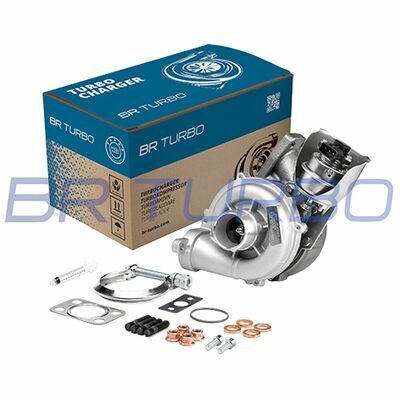 NEW BR TURBO TURBOCHARGER WITH MOUNTING KIT