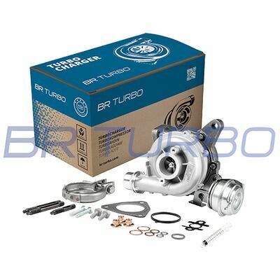 NEW BR TURBO TURBOCHARGER WITH MOUNTING KIT