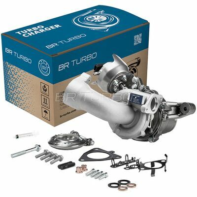 NEW BR TURBO TURBOCHARGER WITH MOUNTING KIT