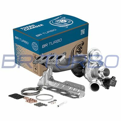 NEW BR TURBO TURBOCHARGER WITH MOUNTING KIT