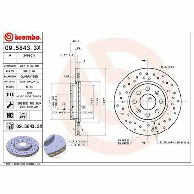 BREMBO XTRA LINE