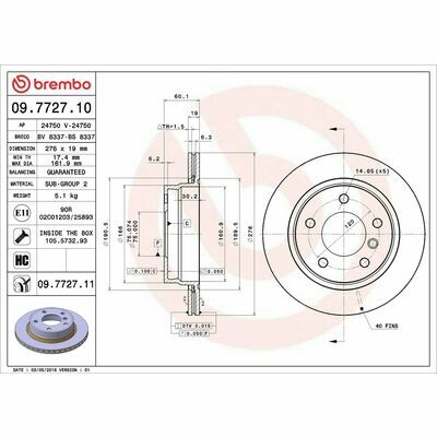 PRIME LINE - UV Coated