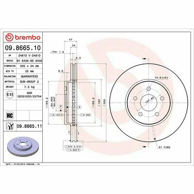 PRIME LINE - UV Coated
