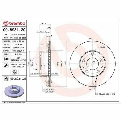 PRIME LINE - UV Coated