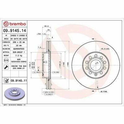 PRIME LINE - UV Coated
