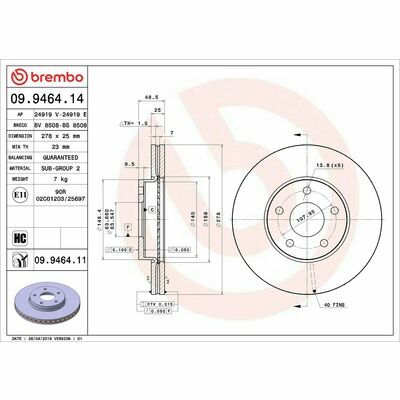 PRIME LINE - UV Coated