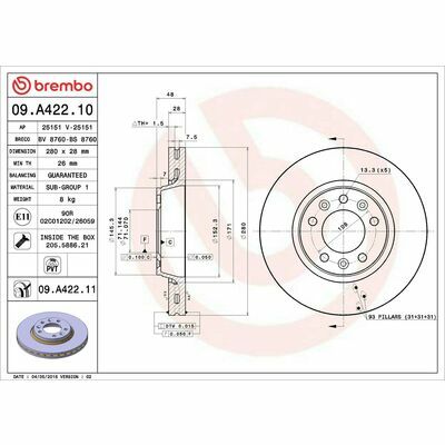 PRIME LINE - UV Coated