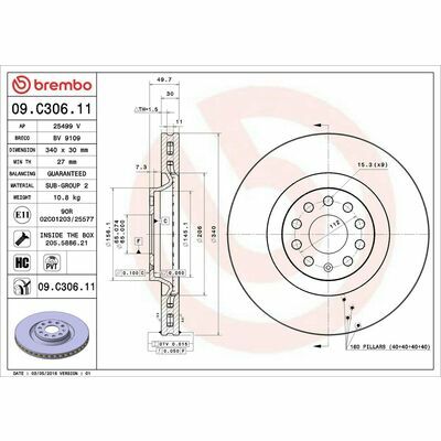 PRIME LINE - UV Coated