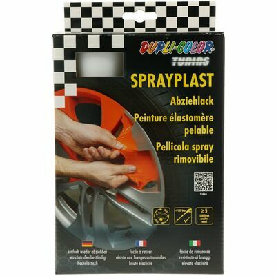 Set SPRAYPLAST wit zijdeglans 2x400 ml
