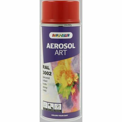 AEROSOL ART RAL 3002 carmine red gloss 400 ml