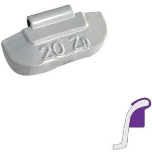 Masses jantes acier 20g