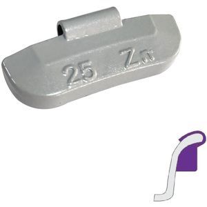 Masses jantes acier 25g