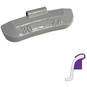 Masses jantes acier 30g