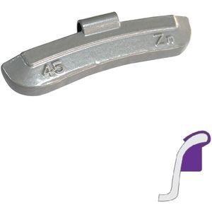 Masses jantes acier 45g