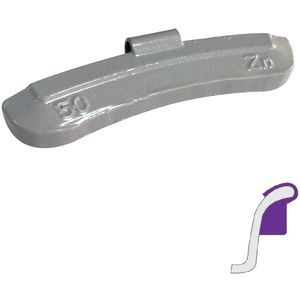 Masses jantes acier 50g