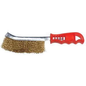 Brosse metallique à poils mi-durs