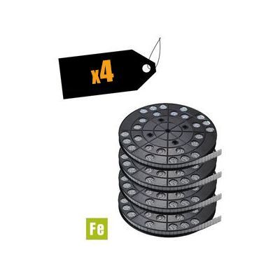 Rouleaux de masses zinguées 6 kg x4 - Pack de 4 rouleaux