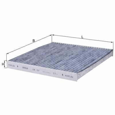 Filtro Abitacolo Blue Print ADT32526 - Per Auto, Carbone Attivo - Foto 2