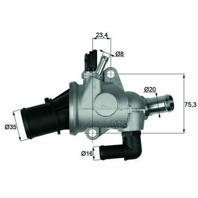 BEHR G.935.88 Termostato Per Auto - Compatibile Con Alfa 156 (con Sensore)