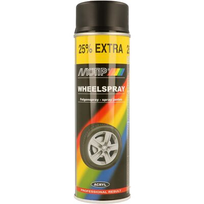 Wheel Paint black matt 500 ml