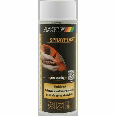 SPRAYPLAST wit zijdeglans 400 ml