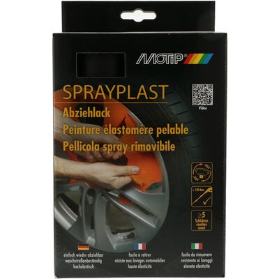 Sprayplast Set black matt  2 x 400 ml