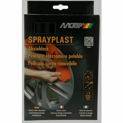 SPRAYPLAST Set noir semi-brillant 2 x 400 ml