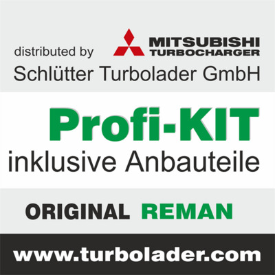 END of LIFE PROFIKIT  Original Schlütter REMAN TURBO