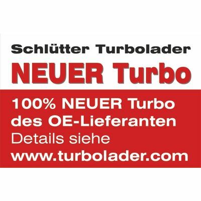 Original BorgWarner Turbolader als NEUTEIL im Tausch