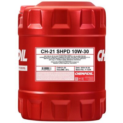 CHEMPIOIL 9121 CH-21 TRUCK SHPD 10W-30