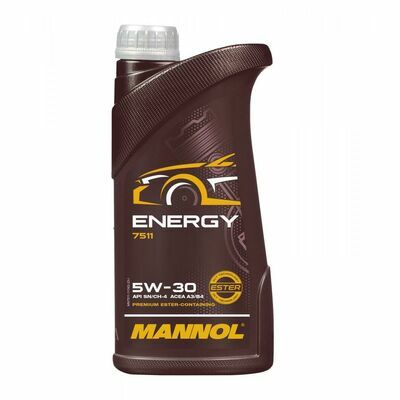 Mannol Motoröl MN7511-5 – 5W-30, Hydrosynthetisch, Für Benzin & Diesel