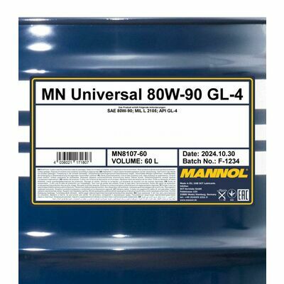 Mannol Universal 80W-90 GL-4