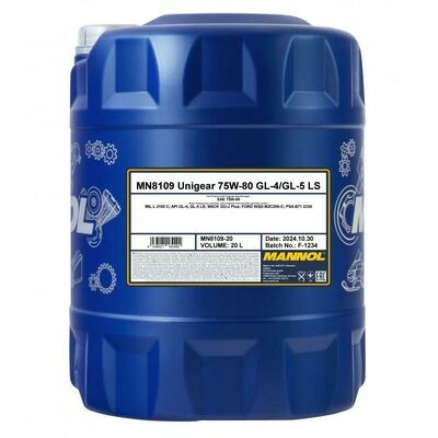 Mannol 8109 Unigear 75W-80 GL-4/GL-5 LS