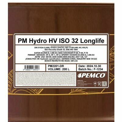 PEMCO Hydro HV ISO 32 LONGLIFE