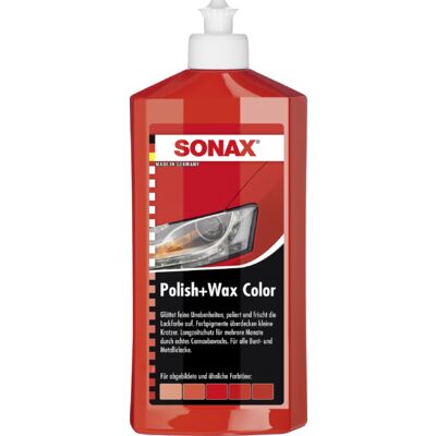 Polish+wax color rojo