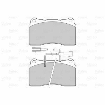 Plaquettes De Frein Avant Valeo First - Jeu De 4 Plaquettes (Brembo) - Sans Amiante Ni Cuivre, Certifiées ECE-R90