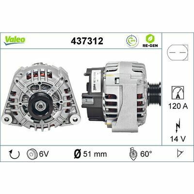 VALEO RE-GEN ECHANGE STANDARD