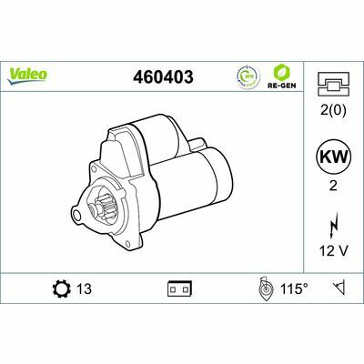 VALEO RE-GEN ECHANGE STANDARD