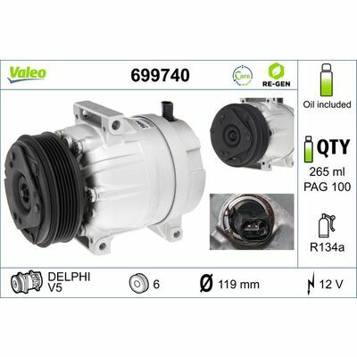 VALEO RE-GEN - STANDARD EXCHANGE