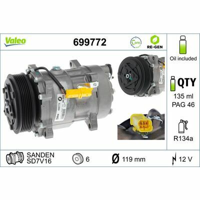 VALEO RE-GEN ECHANGE STANDARD