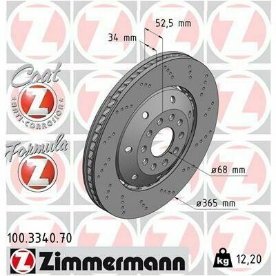 FORMULA Z DISQUE DE FREIN