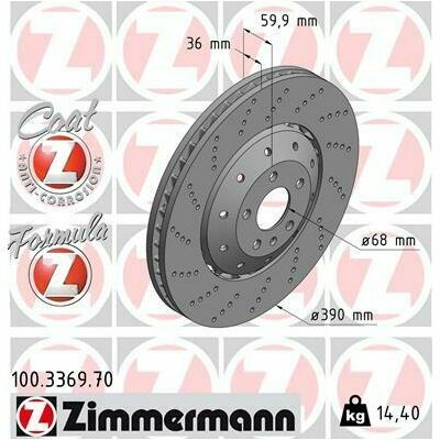 FORMULA Z DISQUE DE FREIN