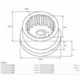 Tout neuf | AS-PL | Couronnes à denture intérieure du dém...