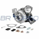 NEW BR TURBO TURBOCHARGER WITH MOUNTING KIT